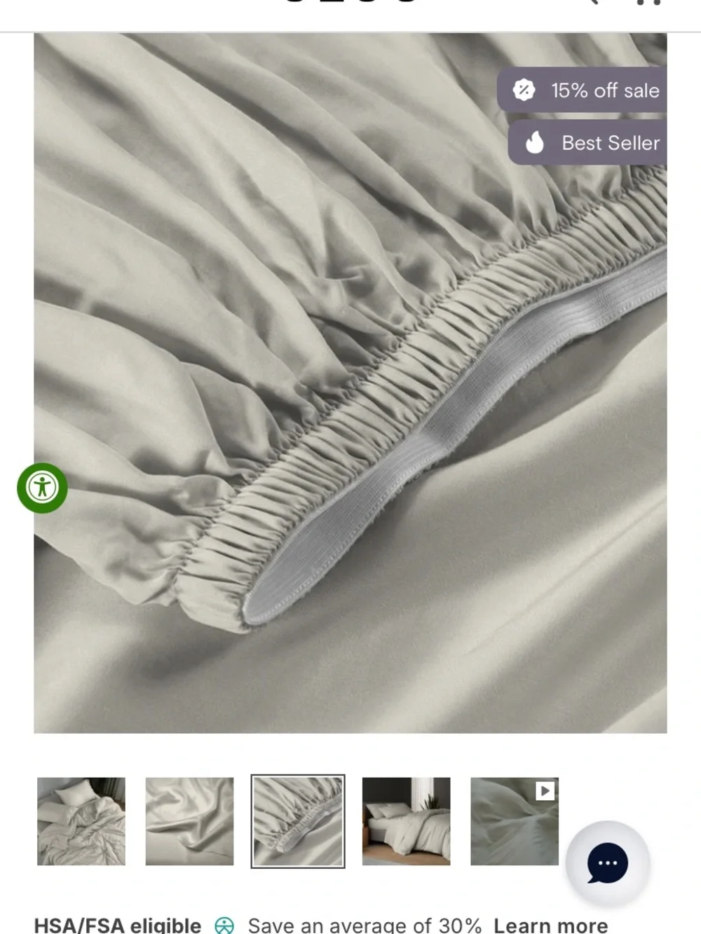 NWT Sijo DOZ king Bamboo Sheet Set - 2 Pillowcases, 1 Fitted & 1 Flat Sheet
